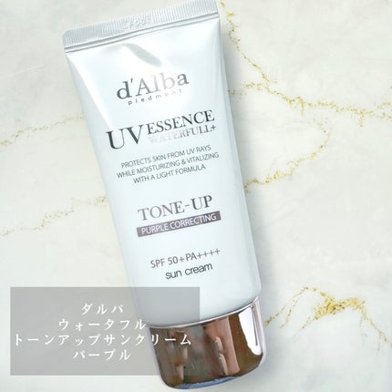 ダルバ ウォータフル トーンアップ サンクリーム(パープル)/ダルバ/日焼け止めクリームを使ったクチコミ(1枚目)