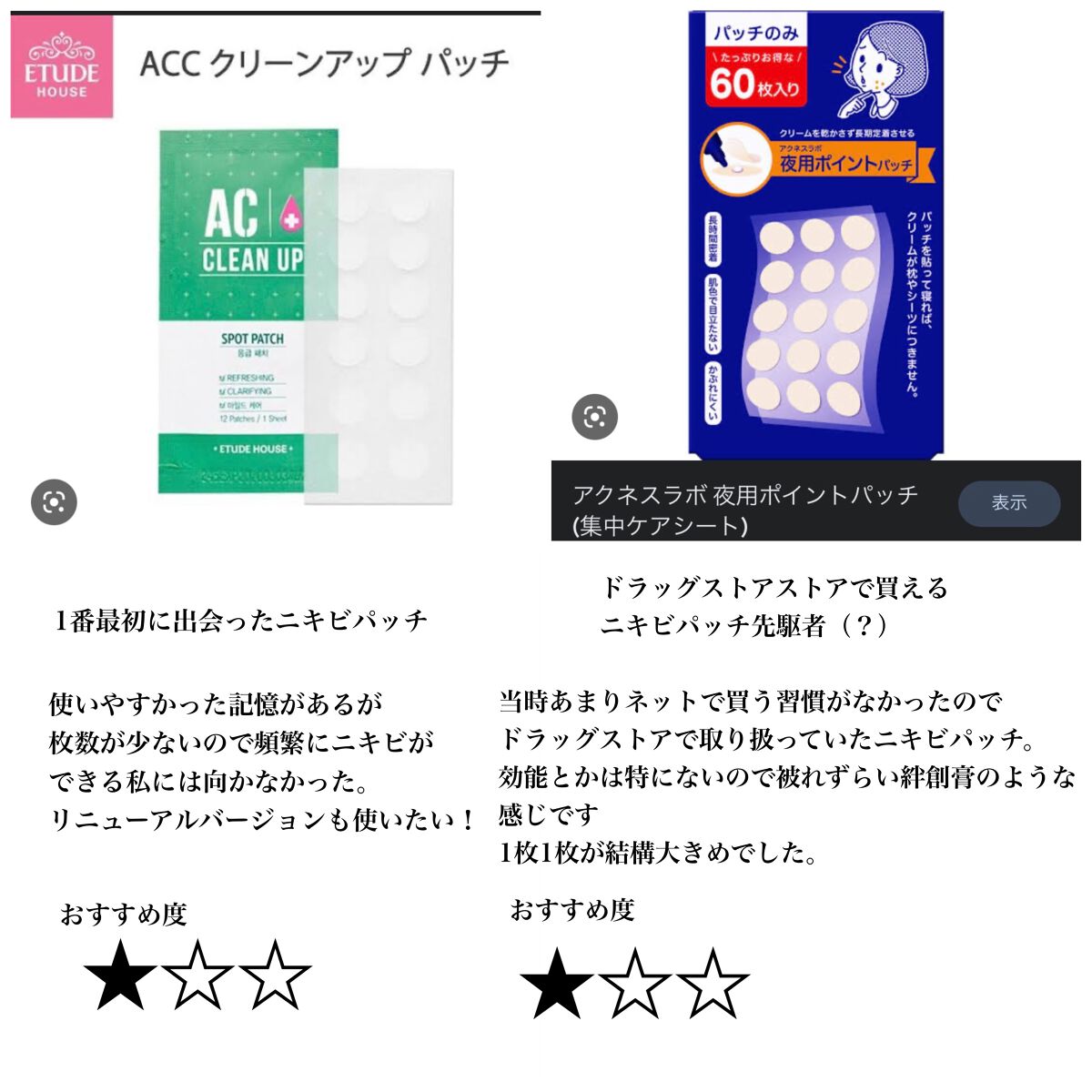 ACC パッチ/ETUDE/シートマスク・パックを使ったクチコミ(2枚目)