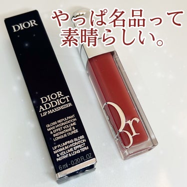 ディオール アディクト リップ マキシマイザー 027インテンス フィグ/Dior/リップグロスを使ったクチコミ（1枚目）