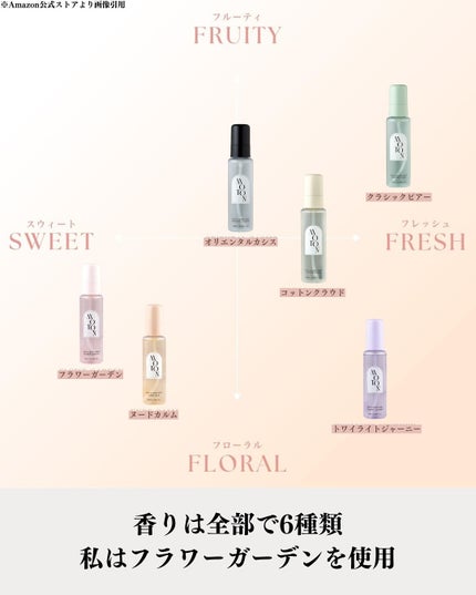 MOTON ヘア&ボディミスト フラワーガーデン/MOTON/香水(レディース)を使ったクチコミ(3枚目)