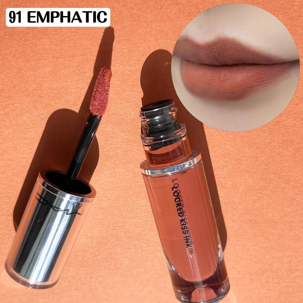 M·A·C ロックド キス インク リップカラー/M・A・C/口紅を使ったクチコミ(4枚目)