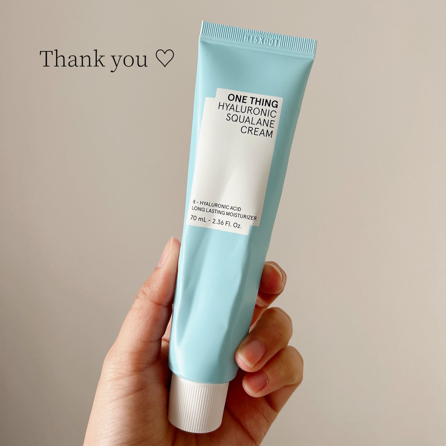 ヒアルロニックスクワランクリーム/ONE THING/フェイスクリームを使ったクチコミ(1枚目)