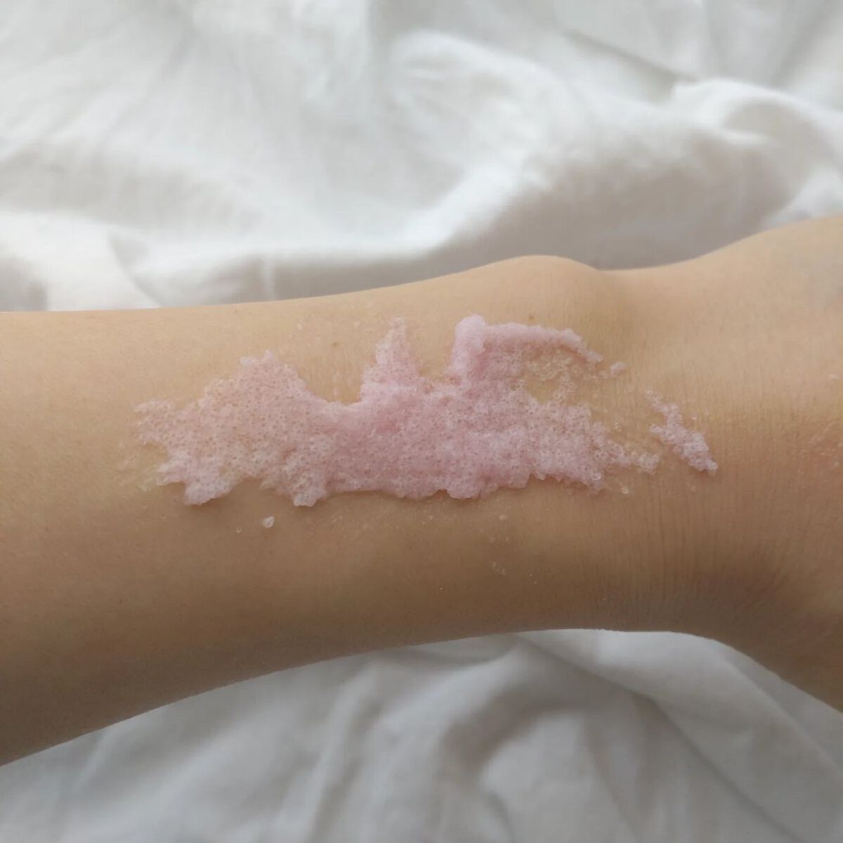 Q+Me スウィート ボム タラソ スクラブ/AGARISM/バストケア・ヒップケアを使ったクチコミ（3枚目）