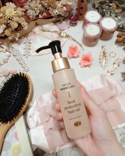 ヒートプロテクション ヘアオイル(洗い流さないトリートメント)/パンテーン/アウトバストリートメントを使ったクチコミ(1枚目)