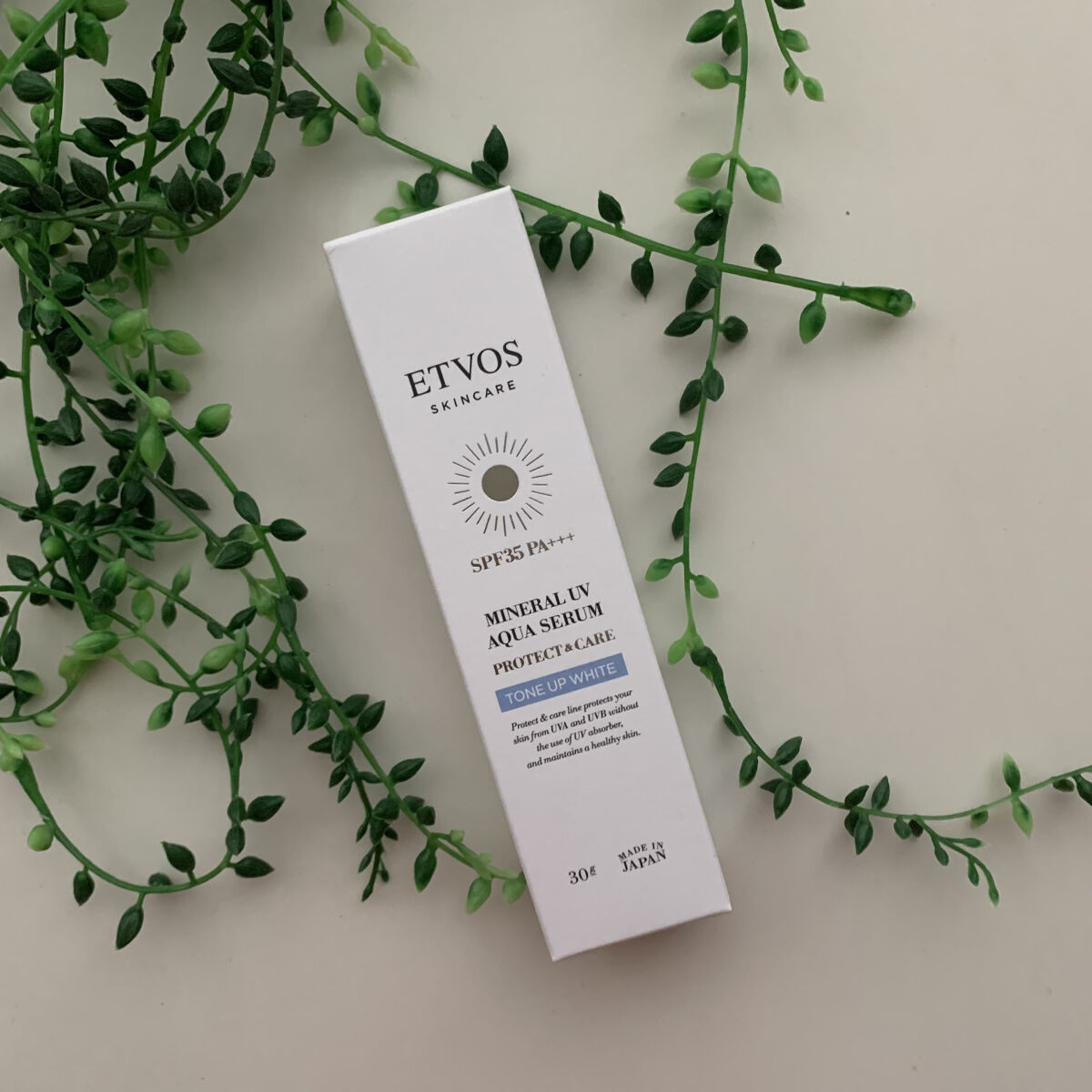 ミネラルUVアクアセラム/エトヴォス/美容液を使ったクチコミ（1枚目）