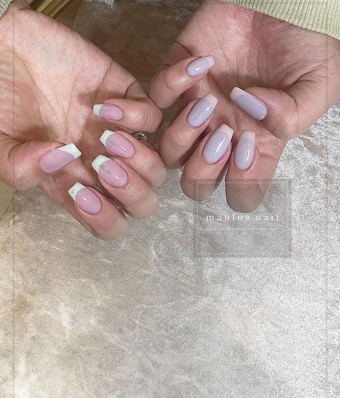 mauloa_nail on LIPS 「・♡♡♡・ネイルやり方動画fantistにて多数更新してます☺..」(1枚目)