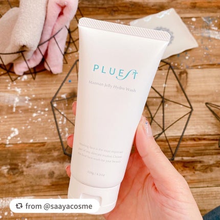 マンナンジェリーハイドロウォッシュ/PLUEST/洗顔料を使ったクチコミ(2枚目)