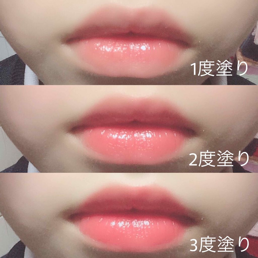 アピュー ウォーターライト ティント CR01/A’pieu/リップティントを使ったクチコミ（3枚目）