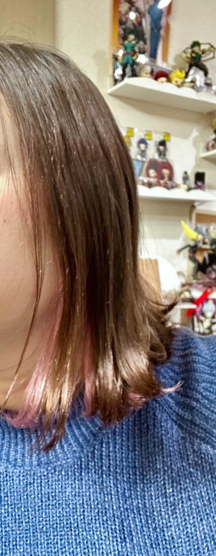 ディープリペア カスタムヘアオイル エクストラモイスト フレアピンクベリーの香り/ハニーク/ヘアオイルを使ったクチコミ(7枚目)