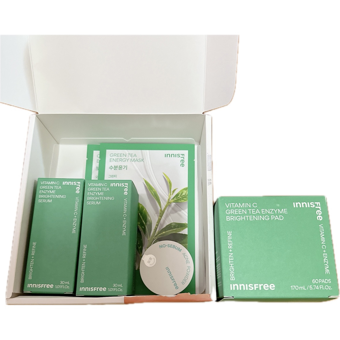 ビタC　グリーンティーエンザイム　ブライト　セラム/innisfree/美容液を使ったクチコミ（3枚目）