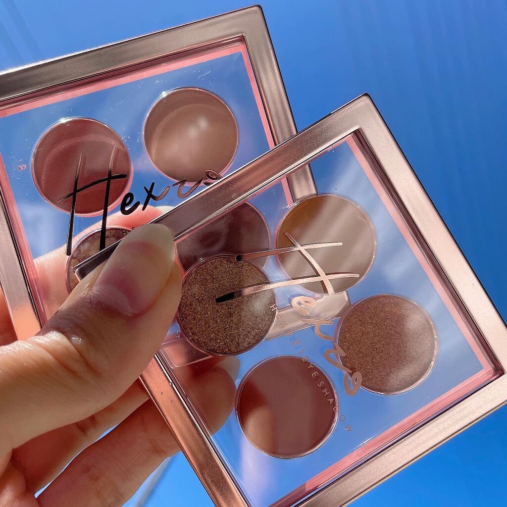 VAST NEBULA 4COLOR EYESHADOW PALETTE/HEXZE(ヘックスゼ)/アイシャドウパレットを使ったクチコミ(8枚目)