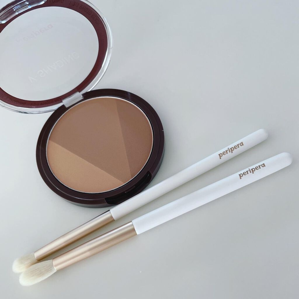 インクブイシェーディング 02 CACAO BROWN/PERIPERA/シェーディングを使ったクチコミ（2枚目）