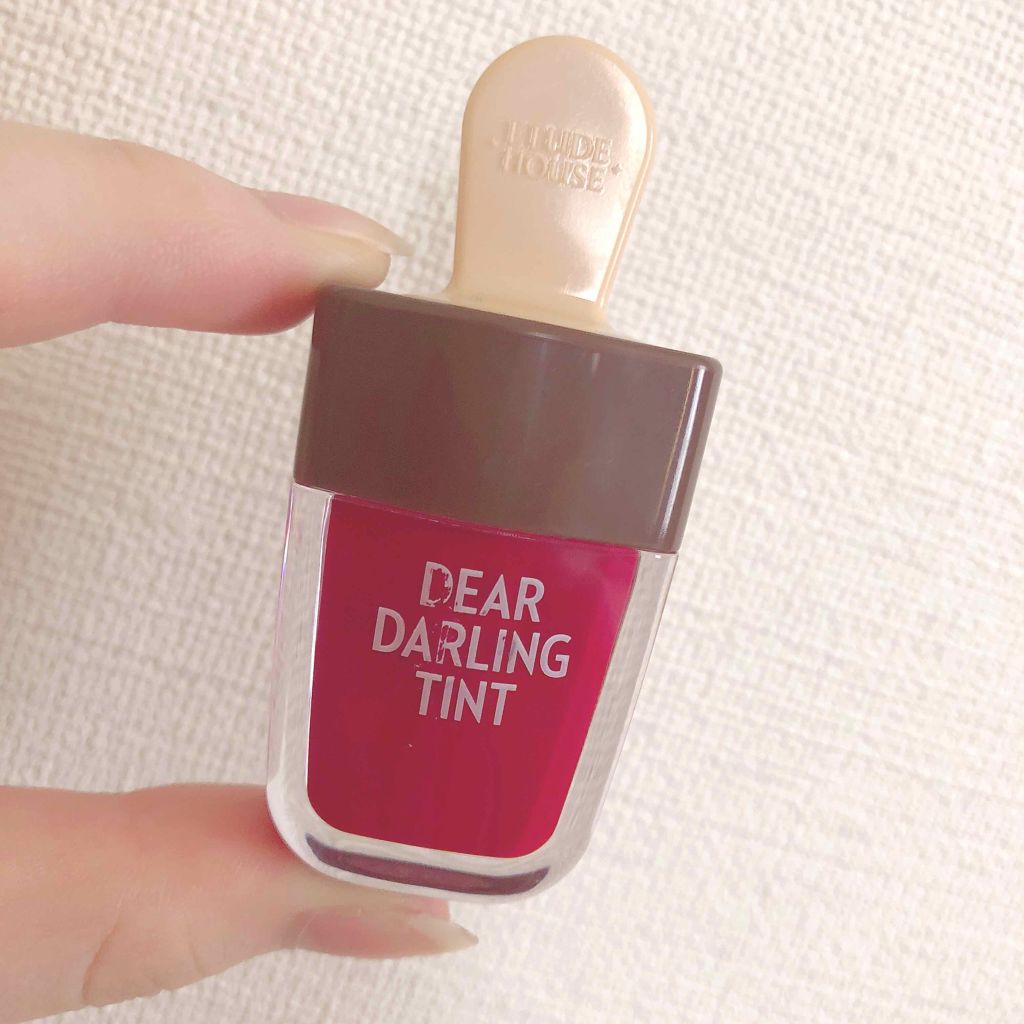 ディアダーリン ウォータージェルティント (アイスティント)/ETUDE/口紅を使ったクチコミ(1枚目)