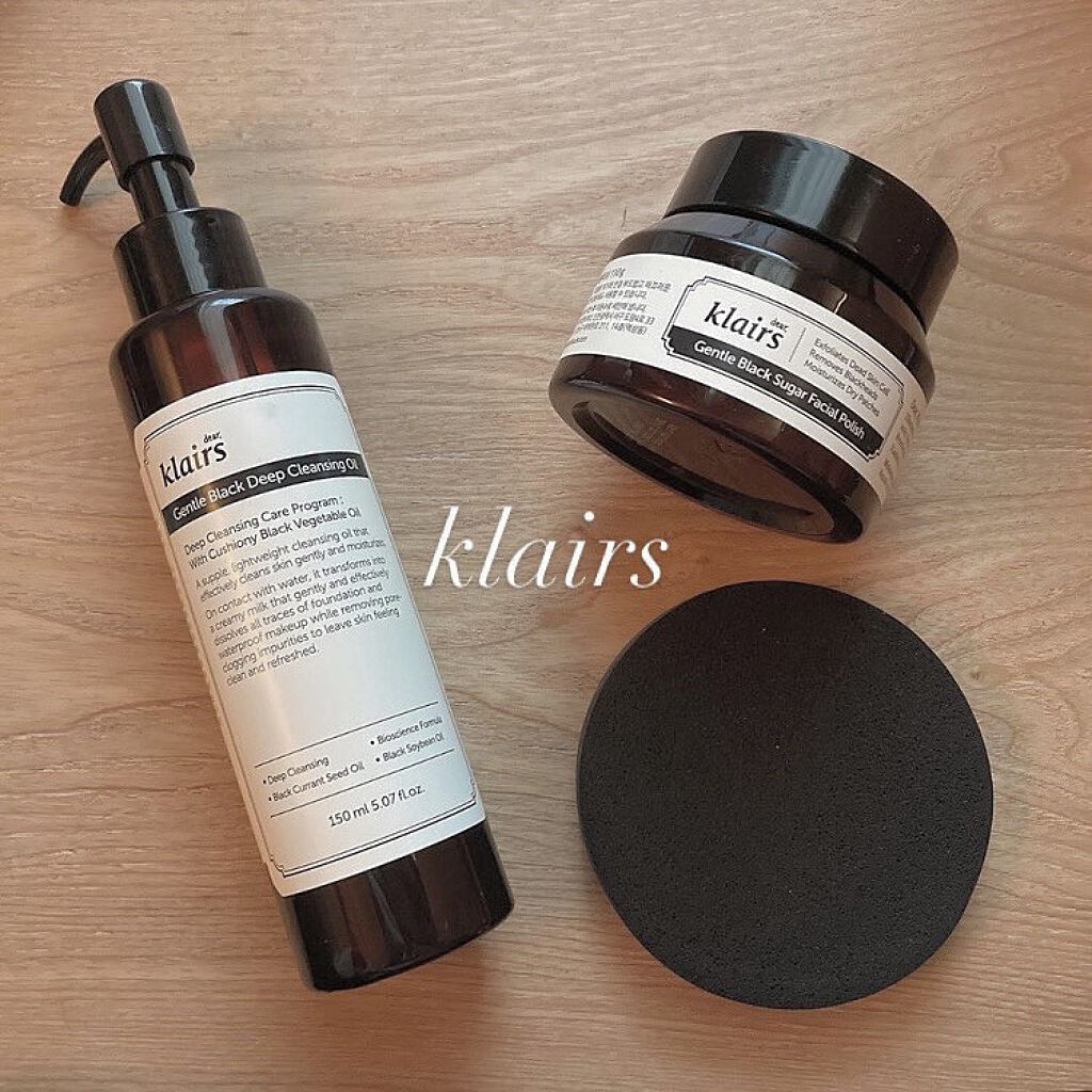 ジェントルブラックシュガーフェイシャルポリッシュ(110g)/Klairs/洗い流すパック・マスクを使ったクチコミ（1枚目）