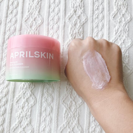 ピンクアロエメレンゲクレンザー/APRILSKIN/その他洗顔料を使ったクチコミ(4枚目)