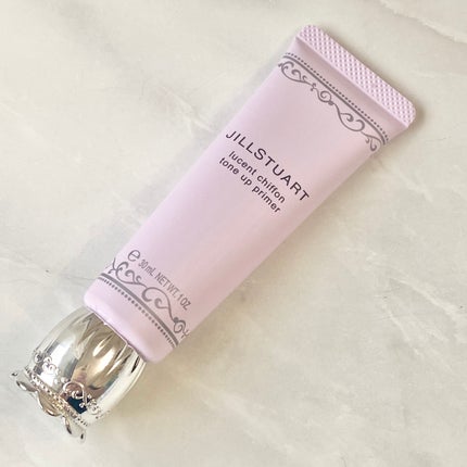 ジルスチュアート ルーセントシフォン トーンアップ プライマー/JILL STUART/化粧下地を使ったクチコミ(5枚目)