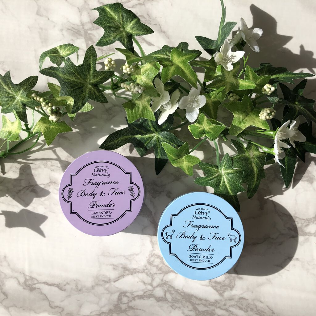 フレグランス ボディ＆フェイスパウダー ラベンダー/Leivy/ルースパウダーを使ったクチコミ（1枚目）