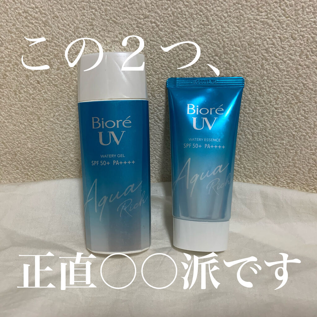 ビオレUV アクアリッチウォータリージェル /ビオレ/日焼け止め・UVケアを使ったクチコミ（1枚目）