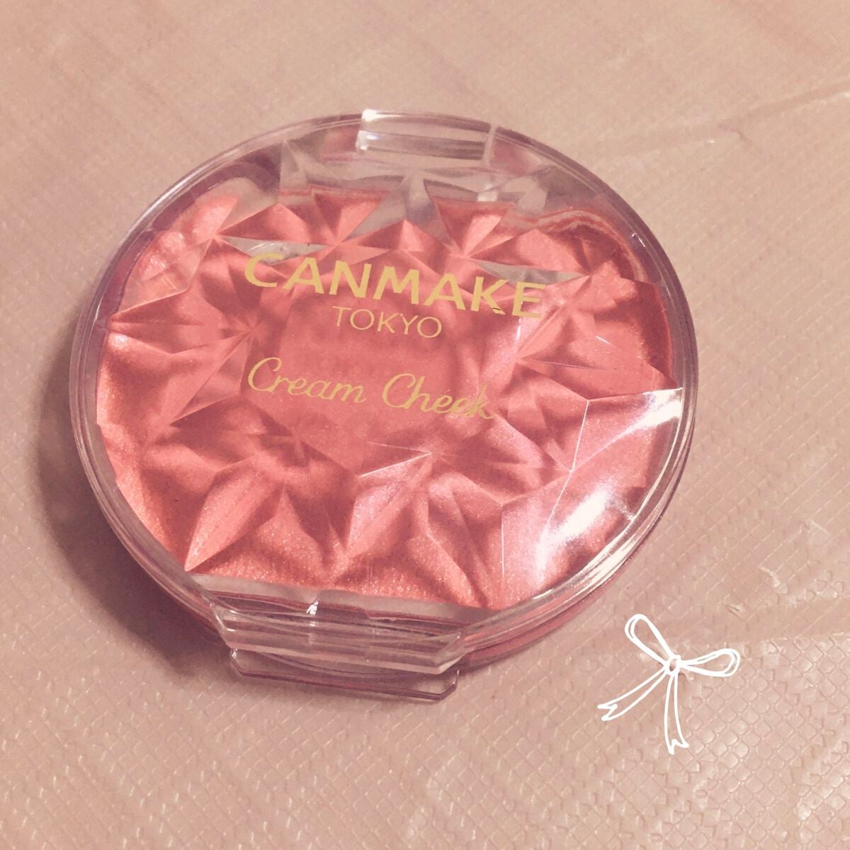 クリームチーク(パールタイプ)/キャンメイク/ジェル・クリームチークを使ったクチコミ(1枚目)