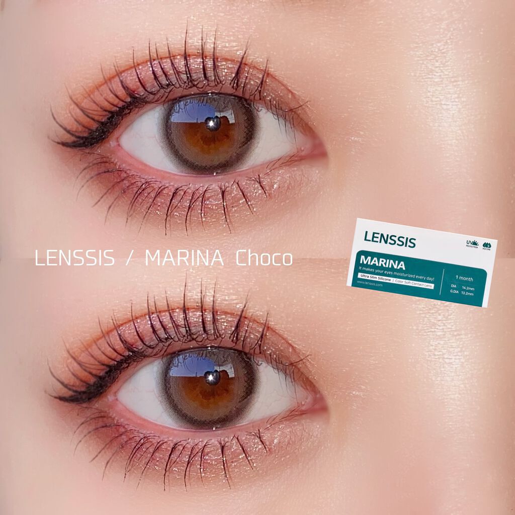 マリナシリーズ	/LENSSIS/カラーコンタクトレンズを使ったクチコミ（1枚目）