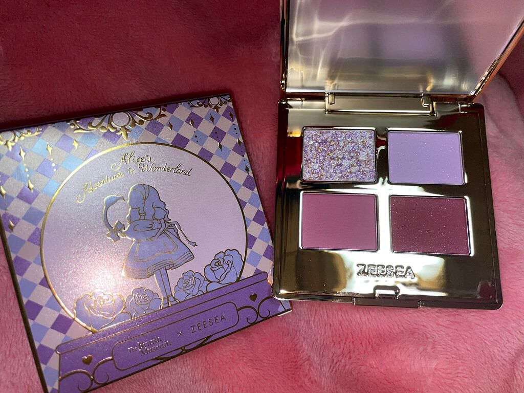 ドリームランドアイシャドウ ( 4シェード )/ZEESEA/アイシャドウパレットを使ったクチコミ（1枚目）