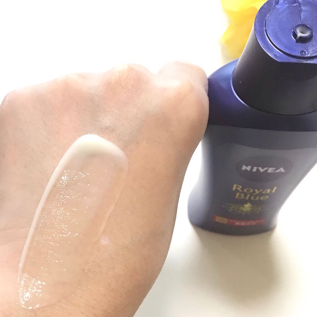 ニベア ロイヤルブルーボディミルク 美容ケア/ニベア/ボディミルクを使ったクチコミ(3枚目)