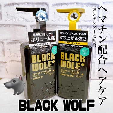 ブラックウルフ　ボリュームアップスカルプシャンプー/大正製薬/シャンプー・コンディショナーを使ったクチコミ（1枚目）