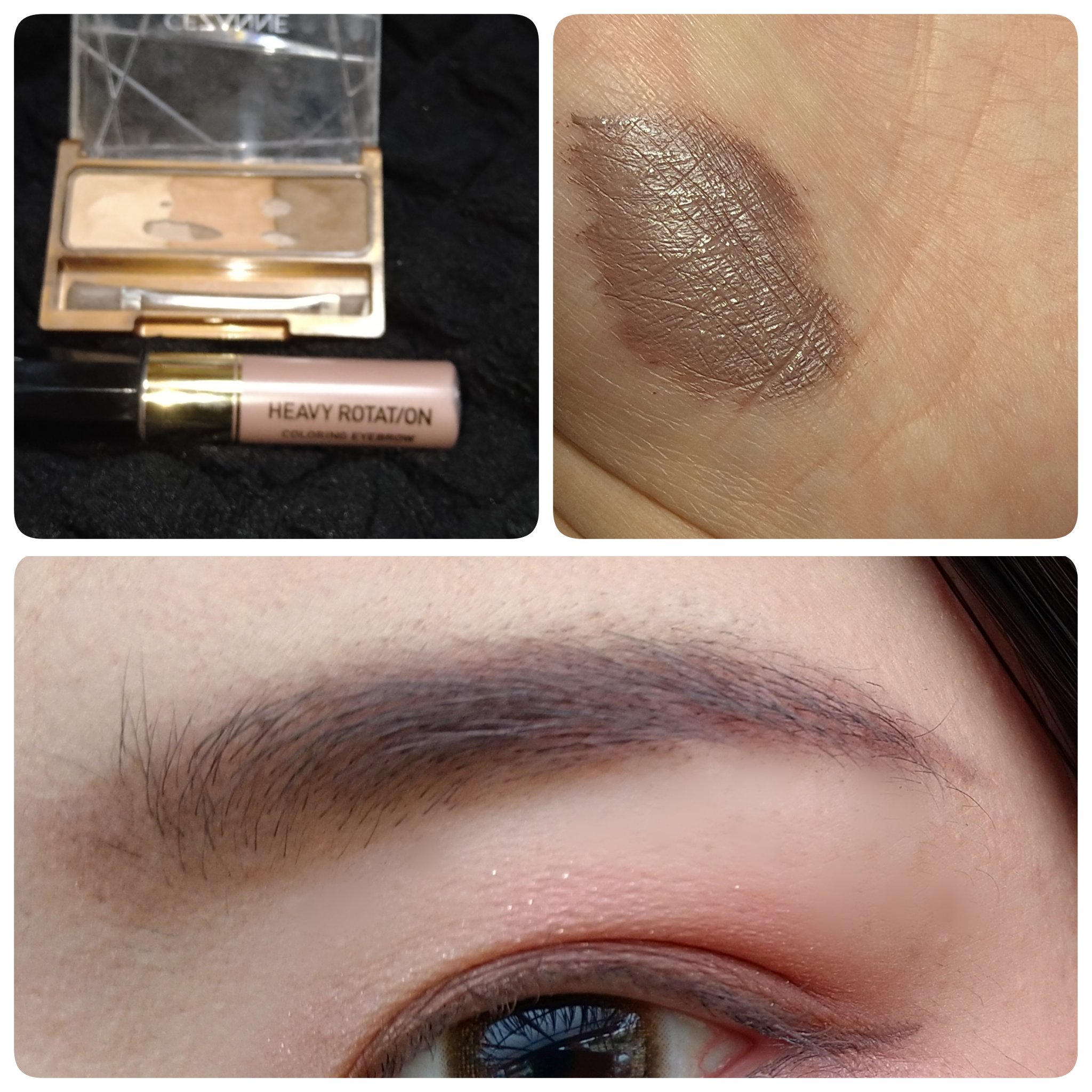 カラーリングアイブロウ/ヘビーローテーション/眉マスカラを使ったクチコミ（1枚目）