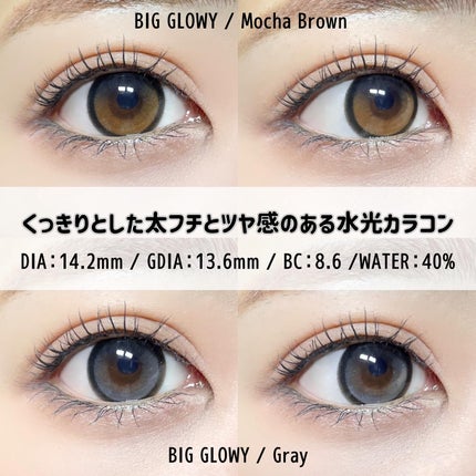 Eyelighter Glowy 1Month/OLENS/カラーコンタクトレンズを使ったクチコミ(2枚目)