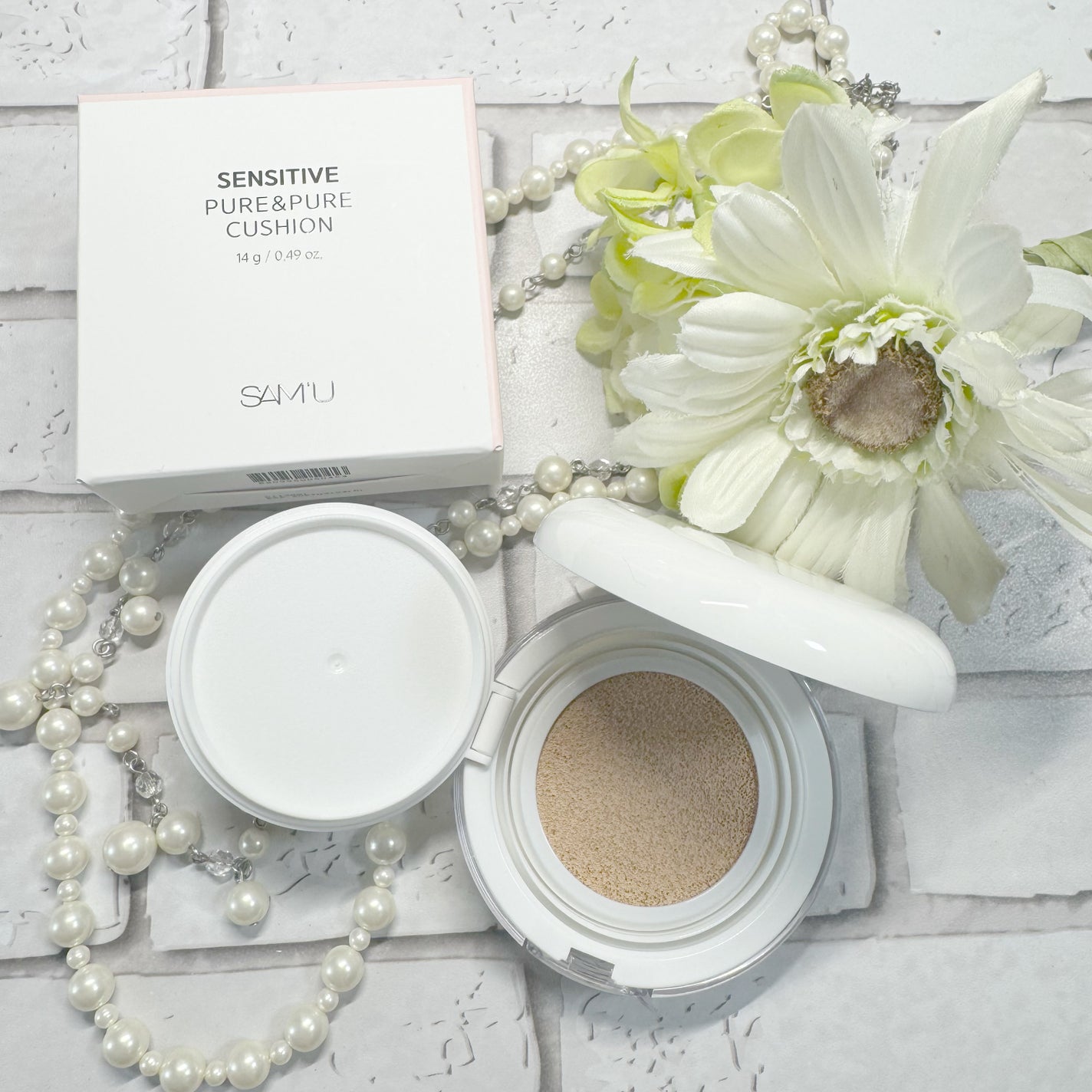 センシティブピュア&ピュアクッション/SAM'U/クッションファンデーションを使ったクチコミ(3枚目)