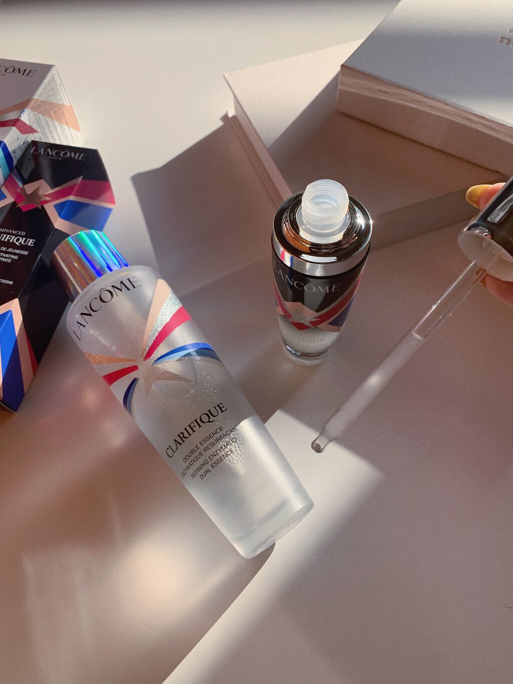 クラリフィック デュアル エッセンス ローション パワージャケットエディション/LANCOME/化粧水を使ったクチコミ（2枚目）