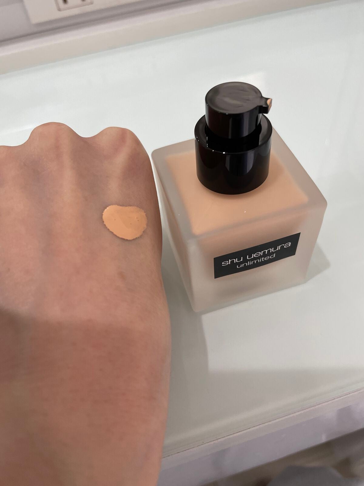 (旧)アンリミテッド ラスティング フルイド/shu uemura/リキッドファンデーションを使ったクチコミ(2枚目)