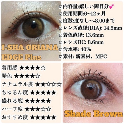 i-sha/蜜のレンズ/カラーコンタクトレンズを使ったクチコミ(9枚目)