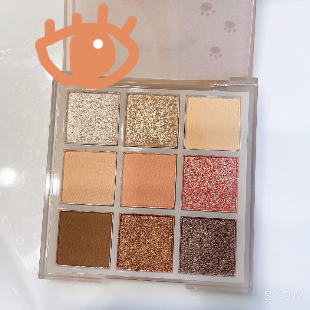 ムジークタイガープレイカラーアイズ 01/ETUDE/アイシャドウパレットを使ったクチコミ（1枚目）