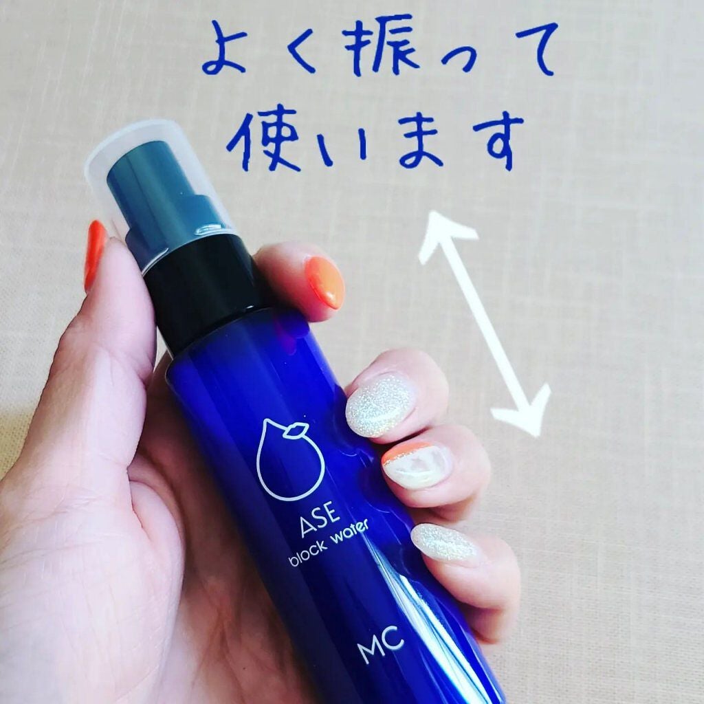 ASE BLOCK WATER/MAKE COVER/ミスト状化粧水を使ったクチコミ(4枚目)