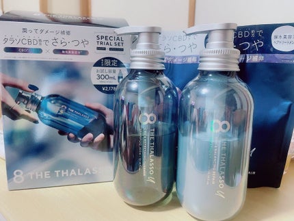 エイトザタラソ ユー CBD&リフレッシング クレンズ 美容液シャンプー/CBD&バランシング ダメージリペア 美容液ヘアトリートメント/エイトザタラソ/市販シャンプーを使ったクチコミ(1枚目)