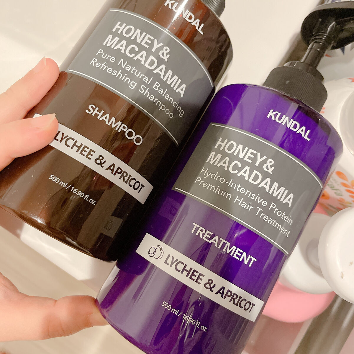 ハニー&マカデミアシャンプー／トリートメント /KUNDAL/シャンプー・コンディショナーを使ったクチコミ（1枚目）