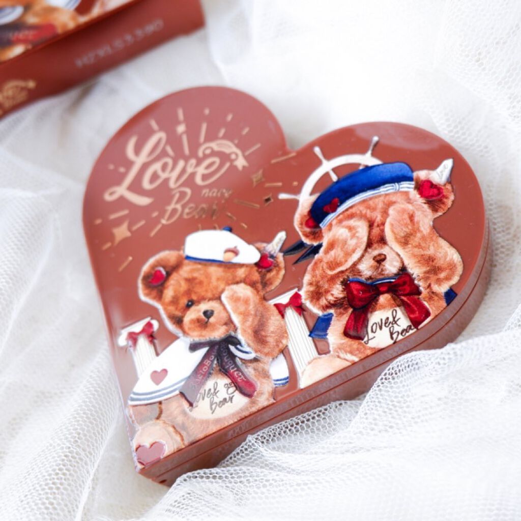 Flowerknows LoveBear ハイライト&シェーティングパレット/FlowerKnows/プレストパウダーを使ったクチコミ(3枚目)