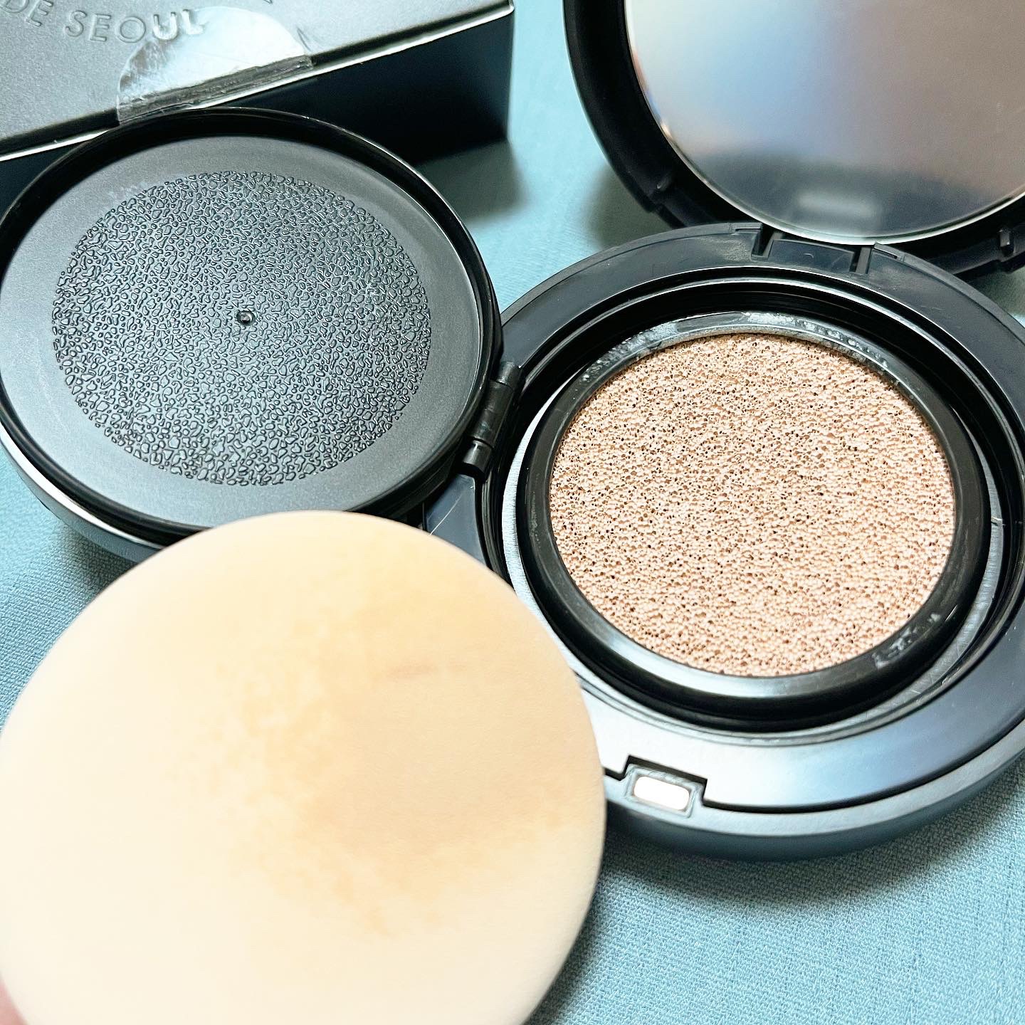 ジャビンドゥソウル ウインクファンデーションパクト/Javin De Seoul/クッションファンデーションを使ったクチコミ（3枚目）