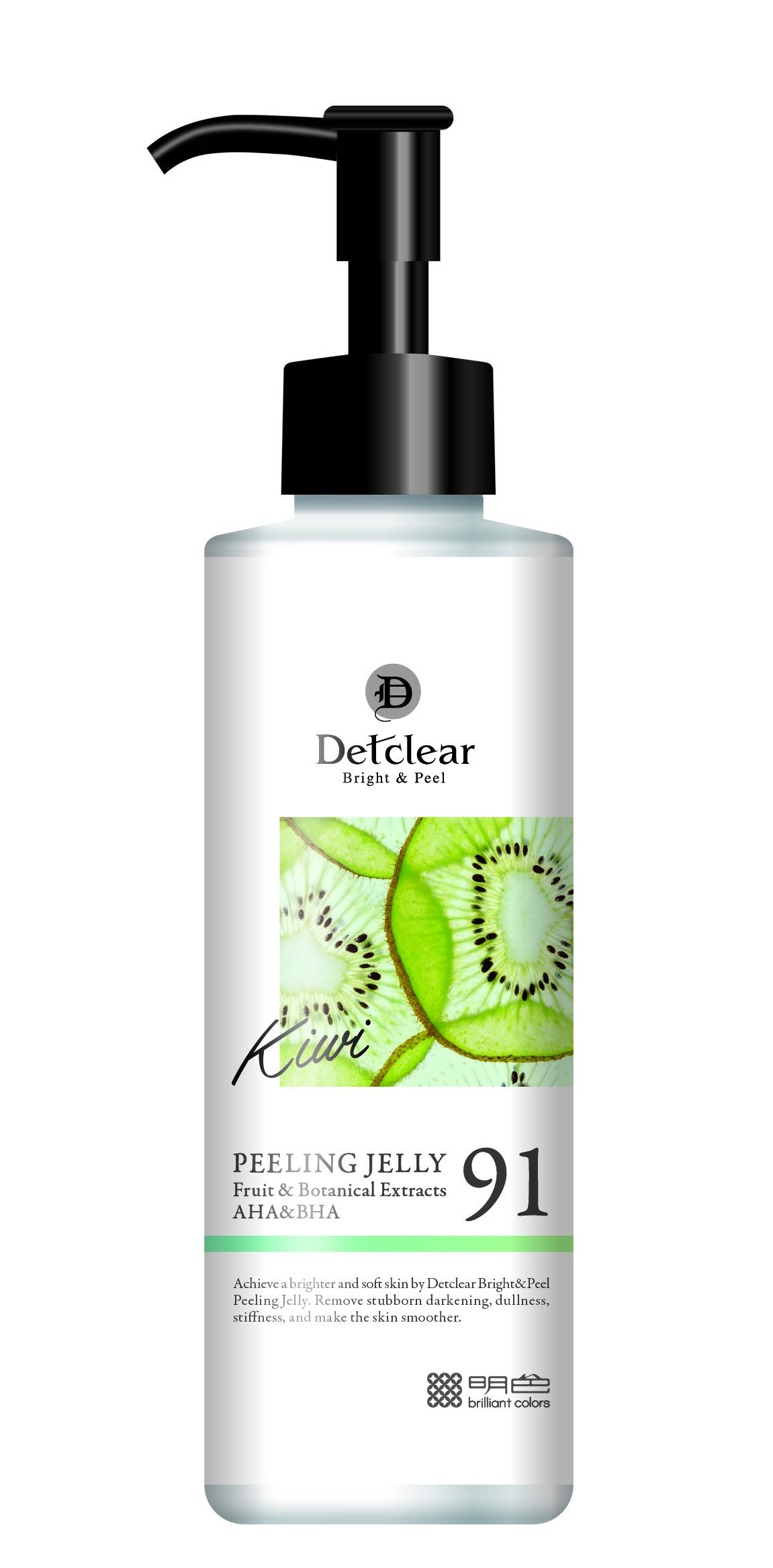 DETクリア ブライト&ピール ピーリングジェリー キウイの香り<休井美郷コラボ> Detclear