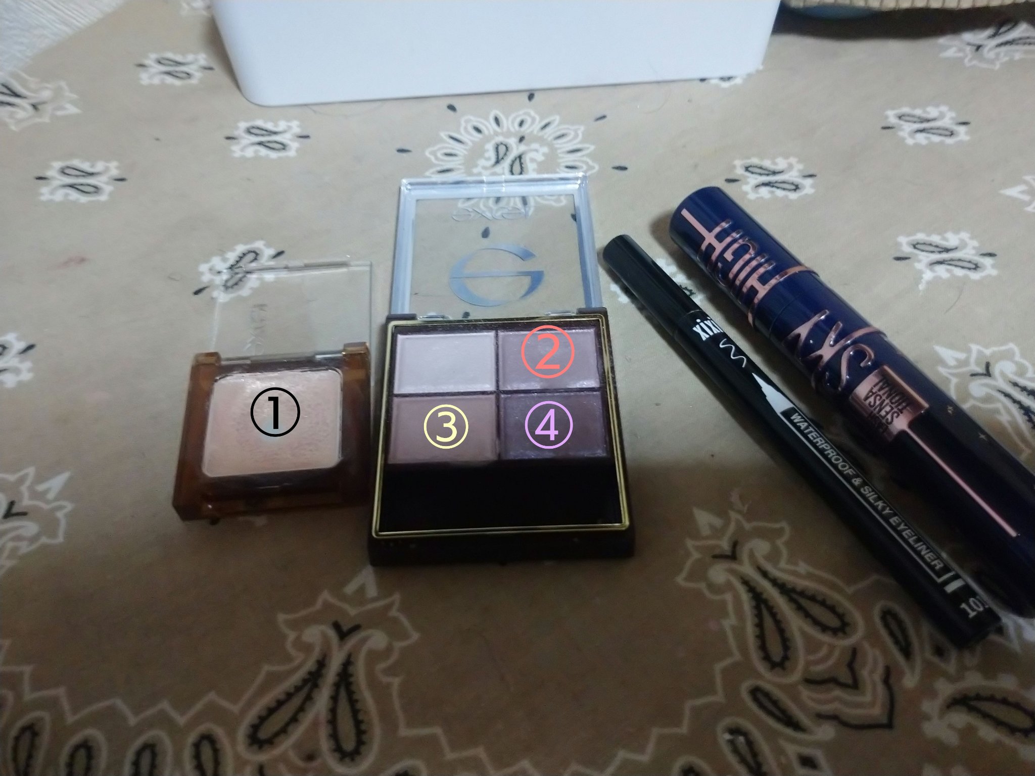 スキニーリッチシャドウ/excel/アイシャドウパレットを使ったクチコミ（1枚目）