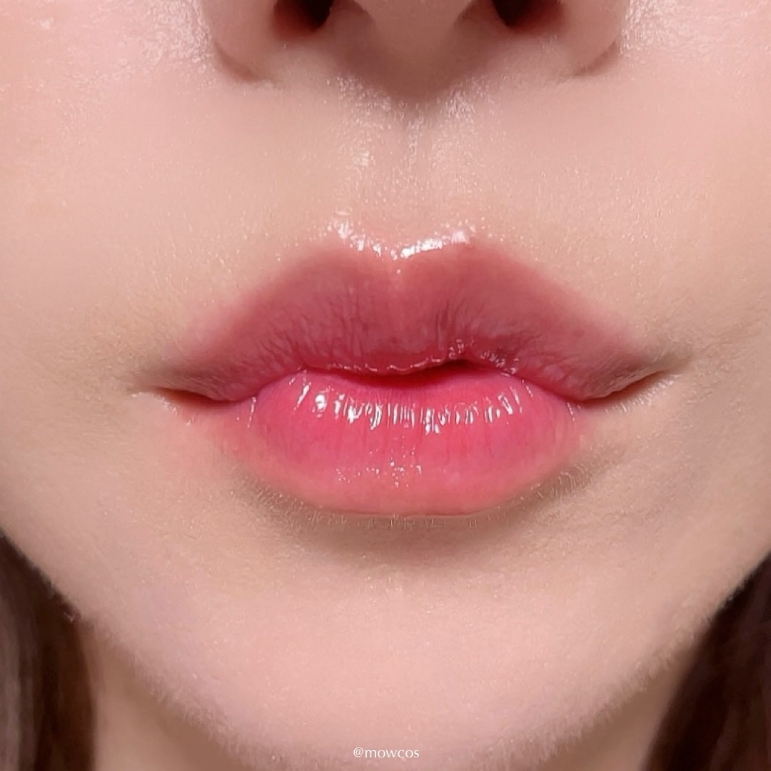 ブラッディライアー コーティングティント 05 タレンテッドピーチ(Talented Peach)/lilybyred/リップティントを使ったクチコミ（3枚目）