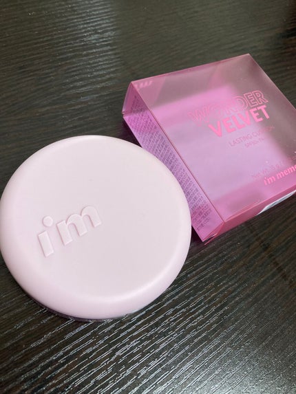 ワンダーベルベットラスティングクッション/i’m meme/クッションファンデーションを使ったクチコミ(1枚目)