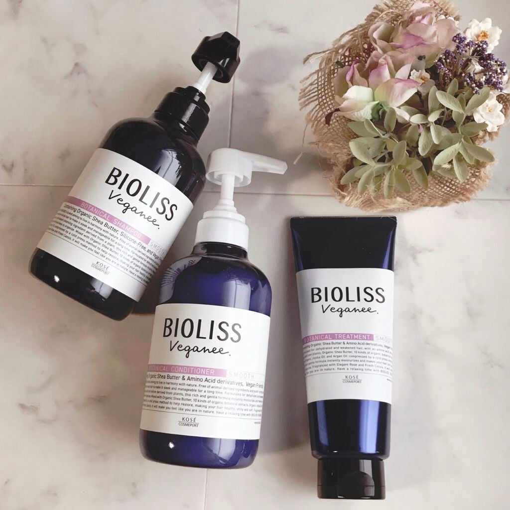 ボタニカル シャンプー/ヘアコンディショナー(スムース) /ビオリス ヴィーガニー/市販シャンプーを使ったクチコミ(1枚目)