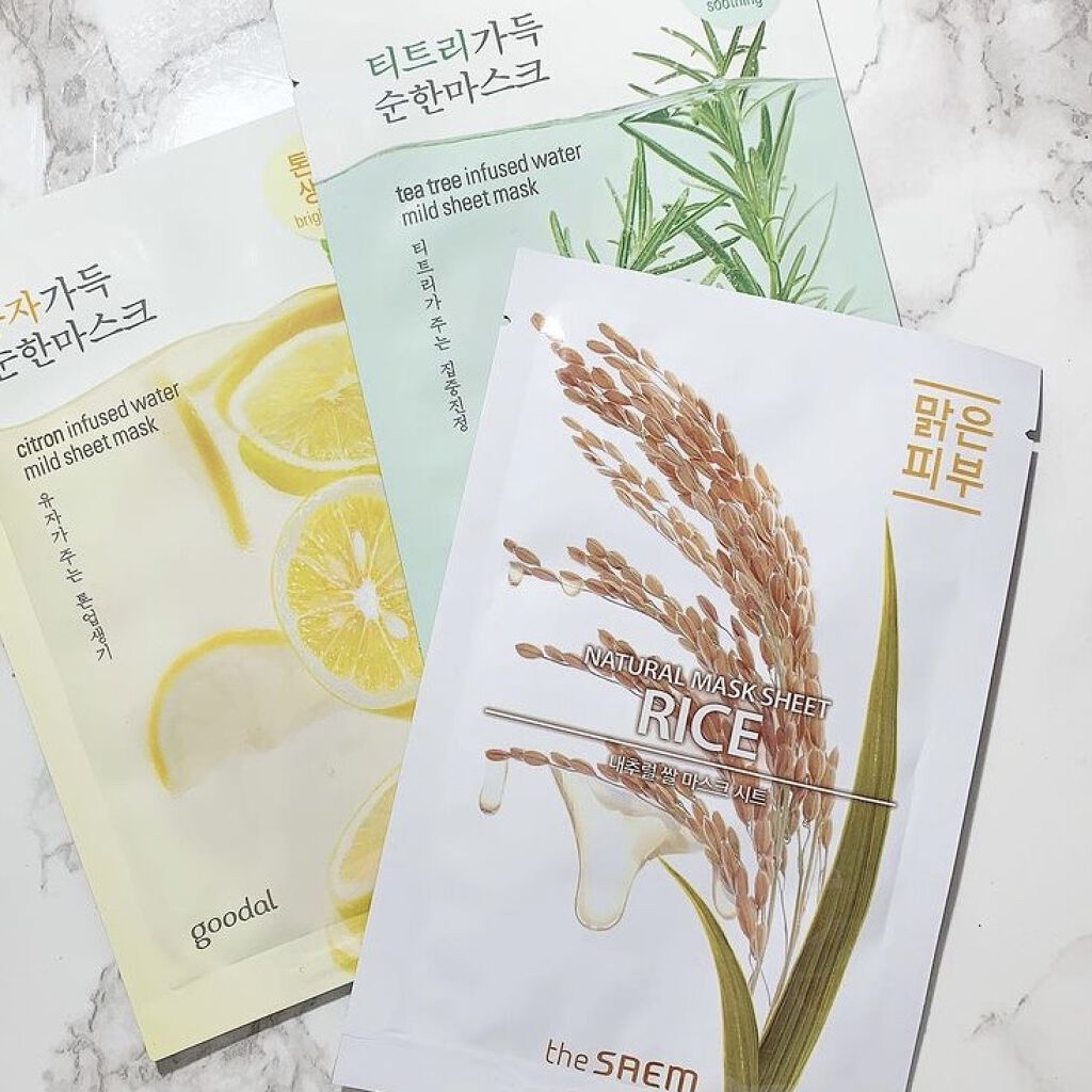 グリーンティマイルドシートマスク/goodal/シートマスク・パックを使ったクチコミ（1枚目）