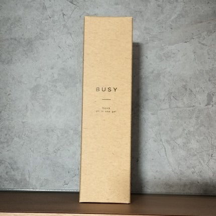 ビジー クイック オールインワンジェル/BUSY/オールインワン化粧品を使ったクチコミ(1枚目)