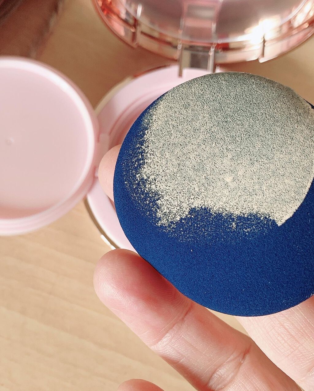 ピンクティーツリーカバークッション/APLIN/クッションファンデーションを使ったクチコミ(3枚目)