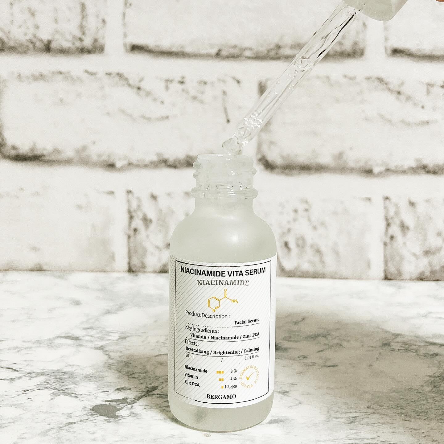 プレミアムナイアシンアミドビタセラム/BERGAMO /美容液を使ったクチコミ（2枚目）