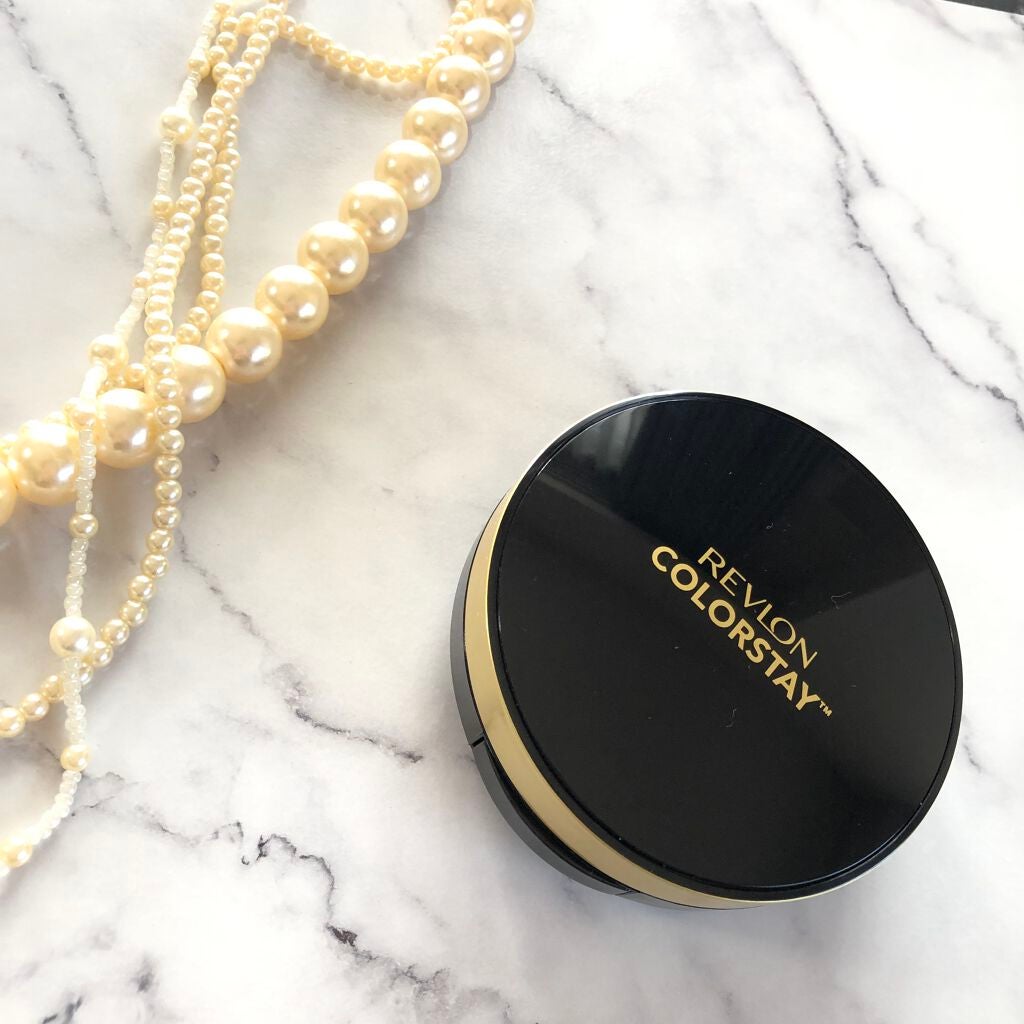 カラーステイ クッション ロングウェア ファンデーション/REVLON/クッションファンデーションを使ったクチコミ(1枚目)