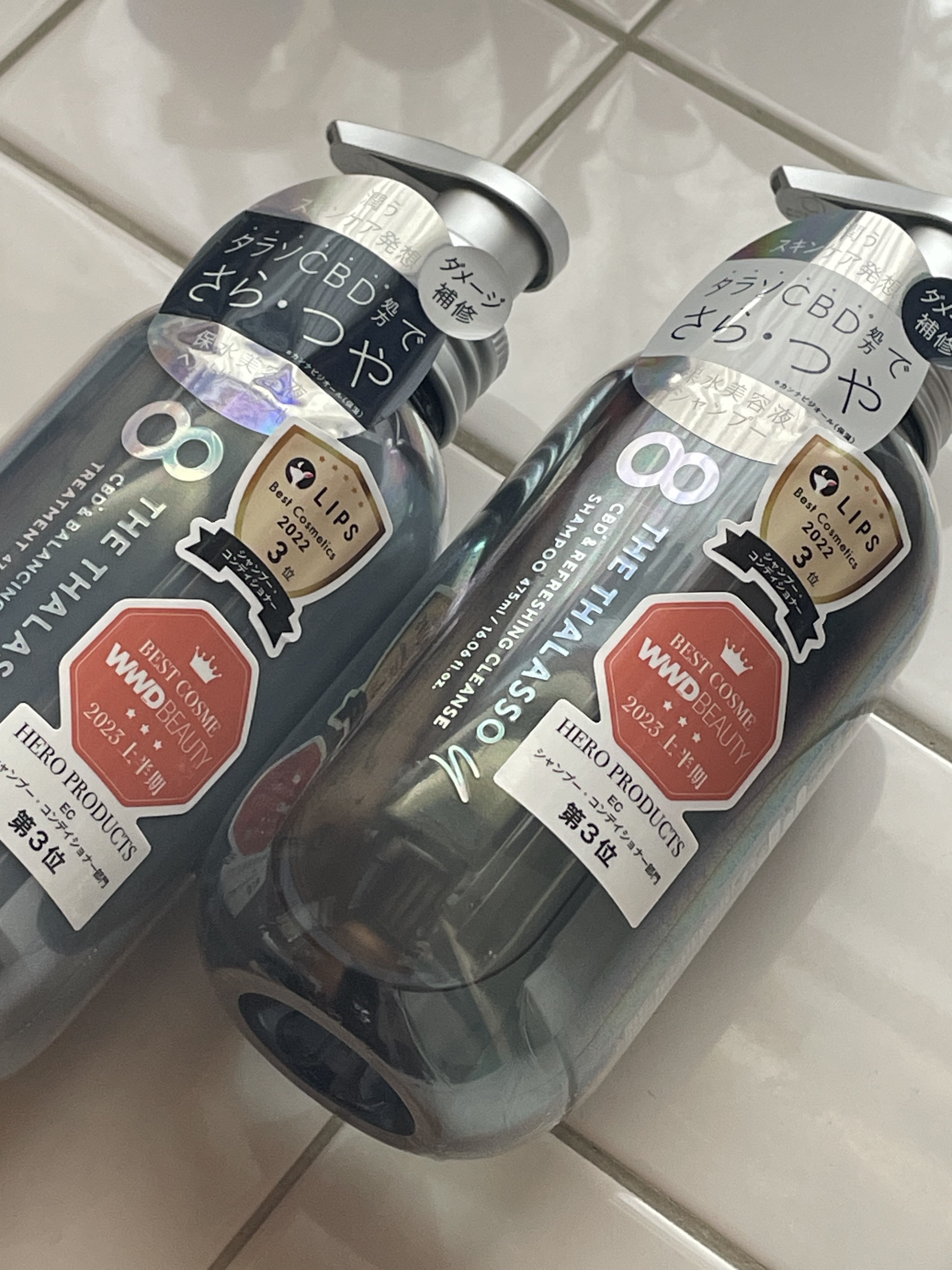 エイトザタラソ ユー CBD＆リフレッシング クレンズ 美容液シャンプー／CBD＆バランシング ダメージリペア 美容液ヘアトリートメント/エイトザタラソ/市販シャンプーを使ったクチコミ（1枚目）